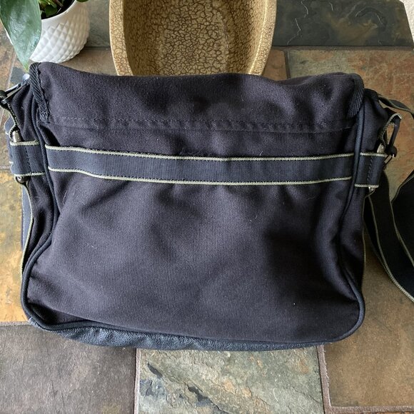 DIESEL,  Black Briefcase with Fold-Over Flap - Picture 2 of 8